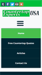 Mobile Screenshot of countertopexpertsusa.com